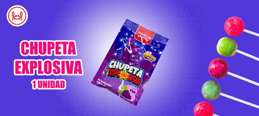 CHUPETA EXPLOSIVA MORADA